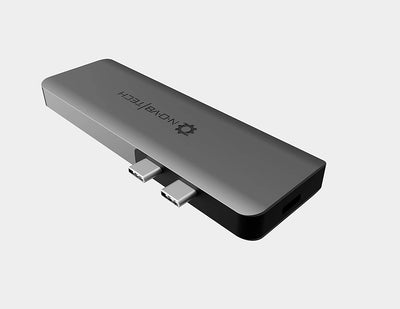 7in2 Space Gray USB C Hub | 7 Device Ports Adapter MacBook Air & MacBook Pro (Renewed)
