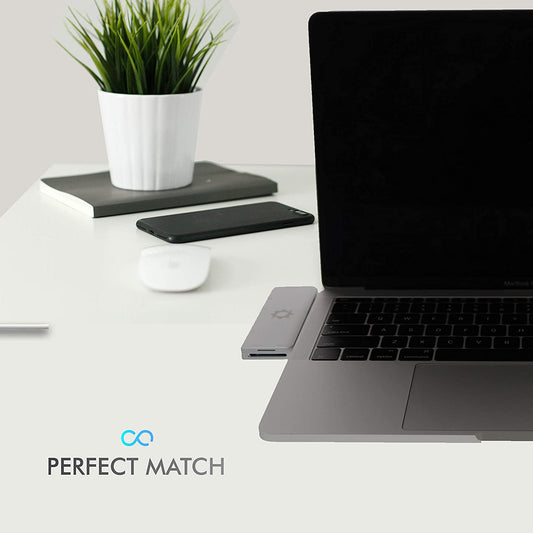 7in2 Silver USB C Hub to HDMI | 7 device Ports adapter MacBook Air & MacBook Pro (Renewed)