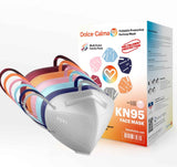 Dolce Calma KN95 Face Mask | 60 Pack Individually Wrapped | Multicolor