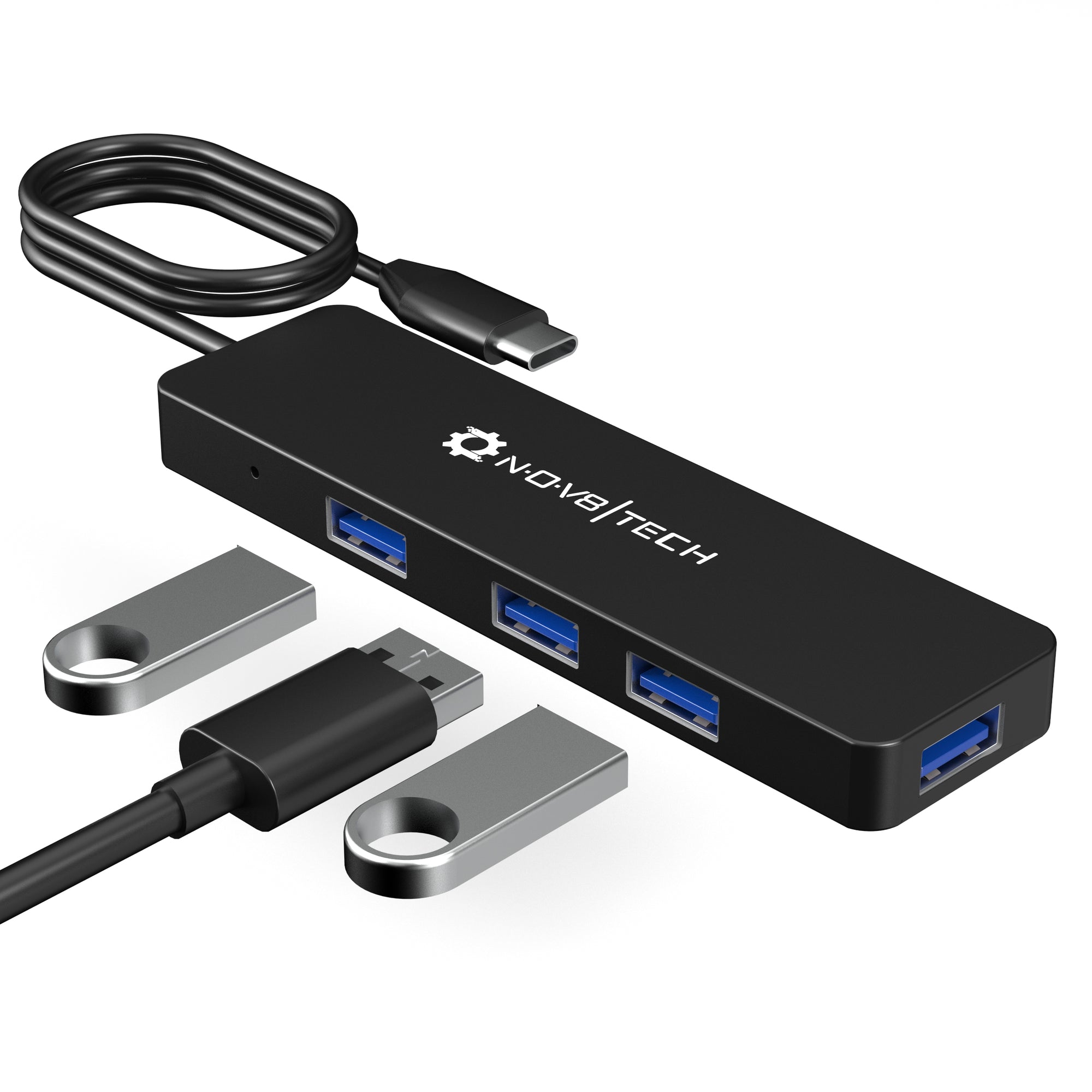 USB-C 4-Port Mini Hub (USB Type-C)