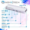 7in2 Silver USB C Hub | 7 devices Ports adapter MacBook Air & MacBook Pro (Renewed)