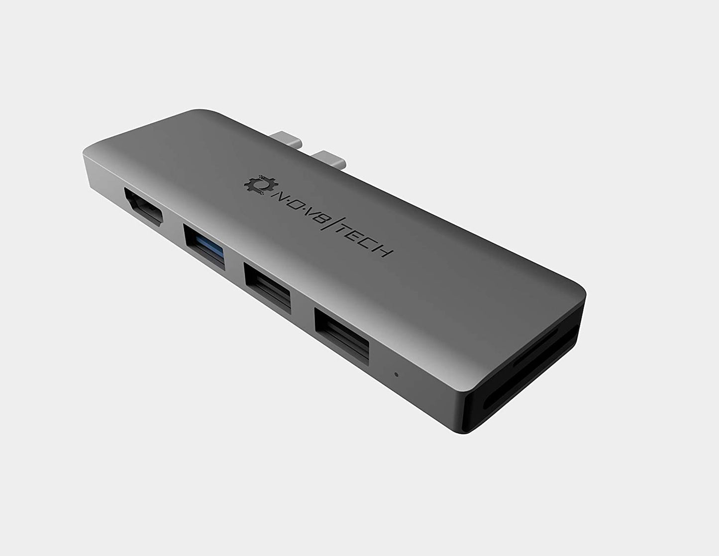 7in2 Space Gray USB C Hub | 7 Device Ports Adapter MacBook Air & MacBook Pro (Renewed)