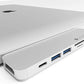 7in2 Silver USB C Hub | 7 devices Ports adapter MacBook Air & MacBook Pro (Renewed)