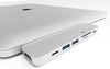 7in2 Silver USB C Hub | 7 devices Ports adapter MacBook Air & MacBook Pro (Renewed)