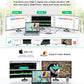 13in1 Space Gray Dock Pro Series Adapter | 13 device Ports Supported for all Type-C Adapter (Renewed)
