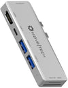 7in2 Silver New USB C Hub | 7 Devices Ports Adapter MacBook Air & MacBook Pro