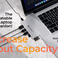 7in2 Silver USB C Hub | 7 Devices Ports Adapter MacBook Air & MacBook Pro