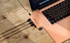 7in2 Gold USB C Hub | 7 devices Ports adapter for MacBook Air & MacBook Pro