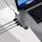 7in2 Space Gray USB C Hub | 7 device Ports Supported for all Type-C Adapter