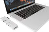 8in2 Silver USB C Hub | 8 Devices Ports adapter MacBook Air & MacBook Pro