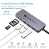 Products 7in1 Space Gray USB C Hub | 7 device Ports Supported for all Type-C Adapter