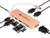 9in1 Gold USB C Hub | 9 Device Ports adapter MacBook Air & MacBook Pro