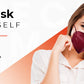 Dolce Calma KN95  Face Mask | 60 Pack Individually Wrapped | Multicolor