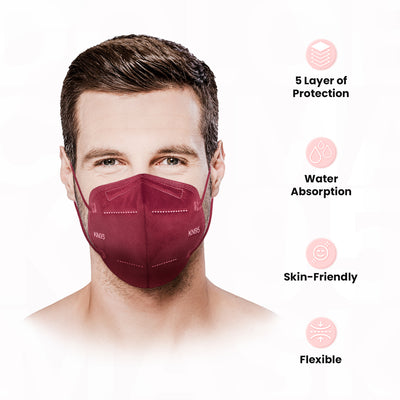 Dolce Calma KN95 Face Mask | 50 Pack Individually Wrapped | Multicolor