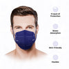 Dolce Calma KN95 Face Mask | 25 Pack Individually Wrapped |  Multicolor