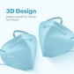 Dolce Calma KN95  Face Mask | 60 Pack Individually Wrapped | Multicolor